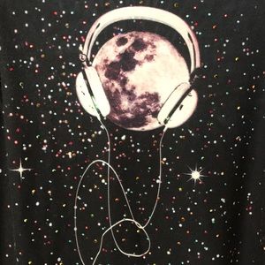 Tru Luv shirt Moon with Headphones